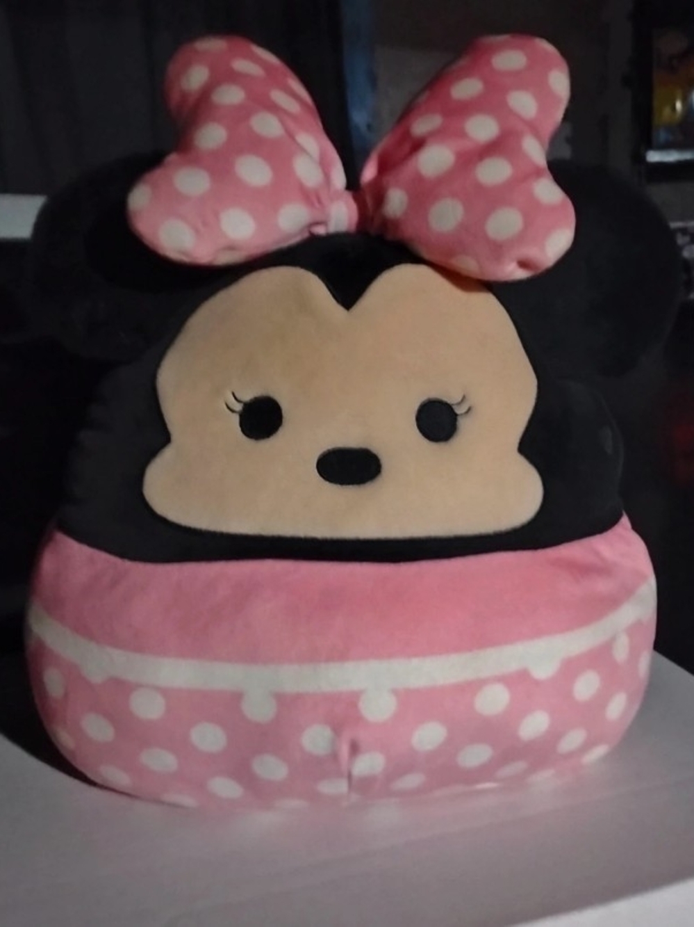 Squishmallows Pink Polka Dot Bow Minnie-Inspired Plush